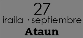 Rally fotográfico de Ataun el 27 de septiembre de 2026
