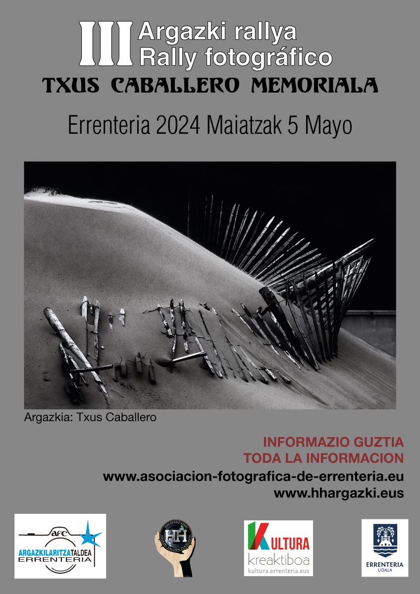 Participa en el rally fotográfico de Errenteria de 2024
