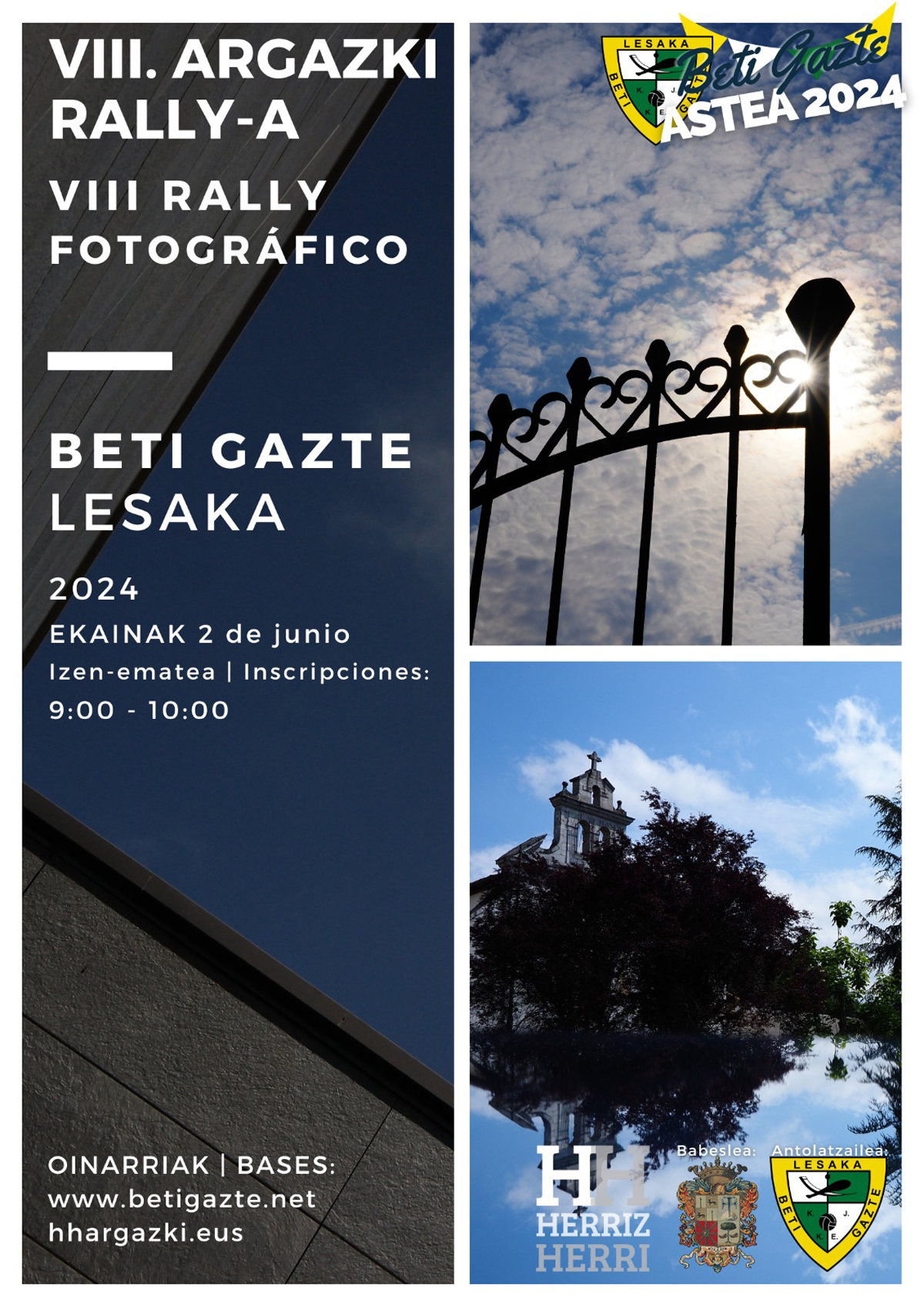 Ven a participar en el rally fotográfico de Lesaka en 2024