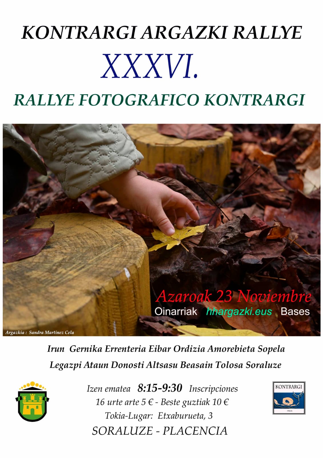 Participa en el rally fotográfico que organiza Kontrargi en Soraluze este 2025