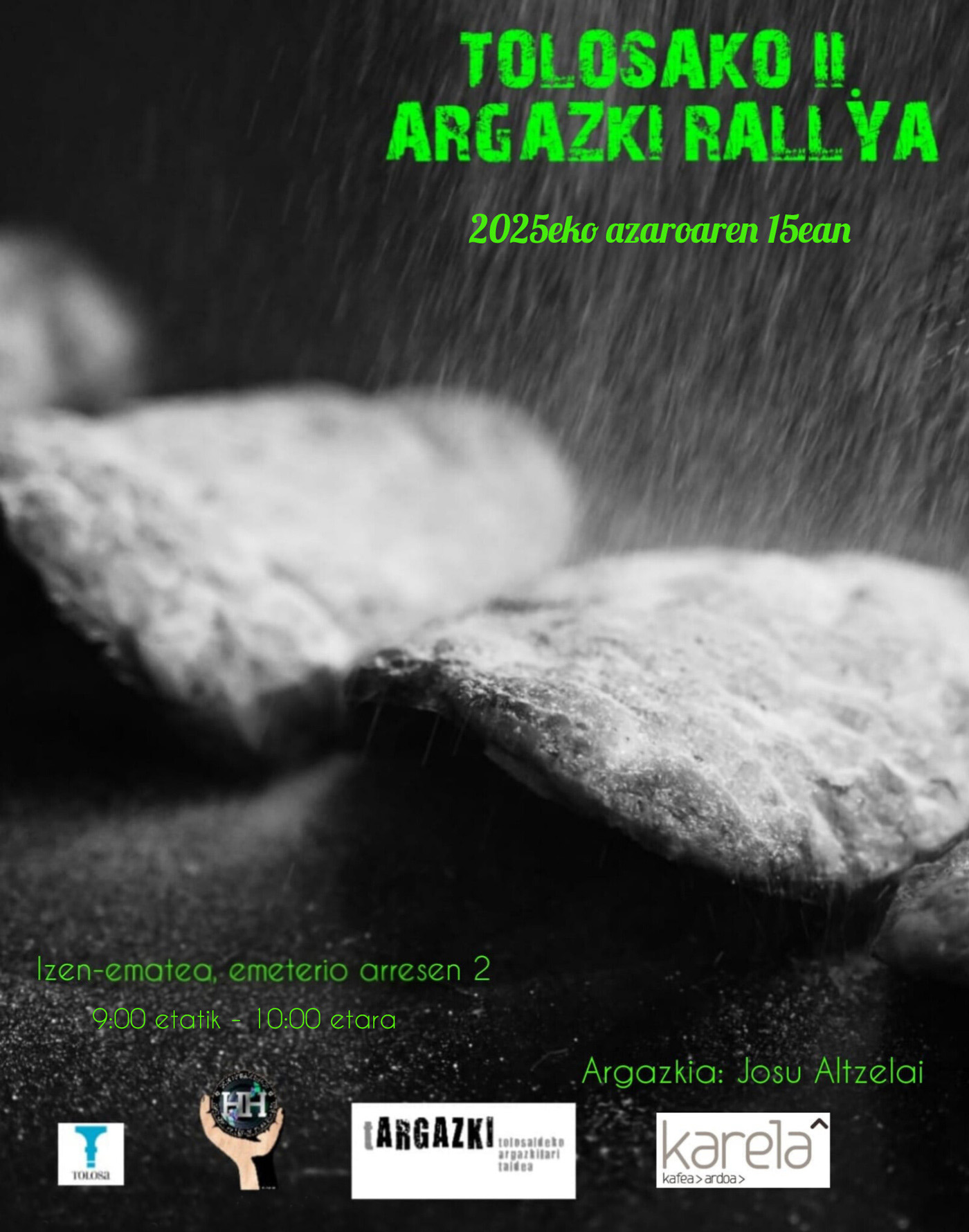 Cartel del rally fotográfico de Tolosa 2025