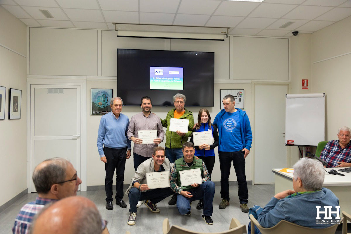 Ganadores del rally fotográfico de Irún de 2023, valedero para el campeonato Herriz Herri