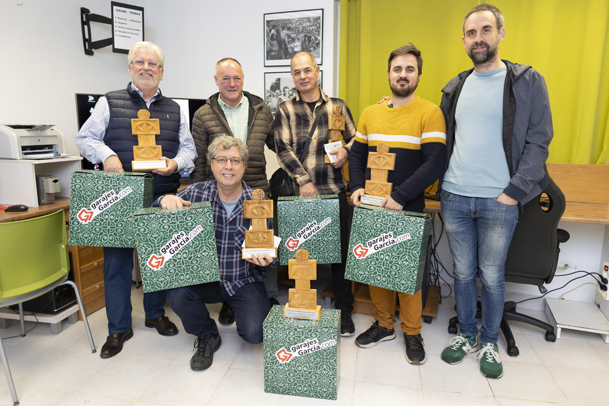 Entrega de premios del Rally fotográfico de Soraluze 2023, organizado por Kontrargi kolektiboa.
